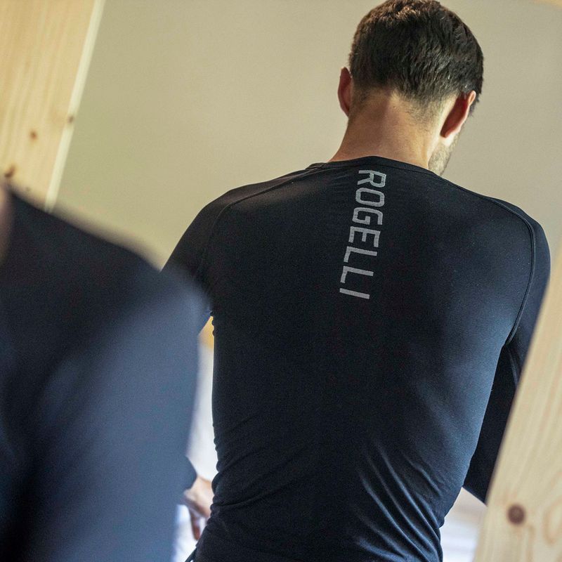 Herren Langarmtrikot Rogelli Essential W black 4