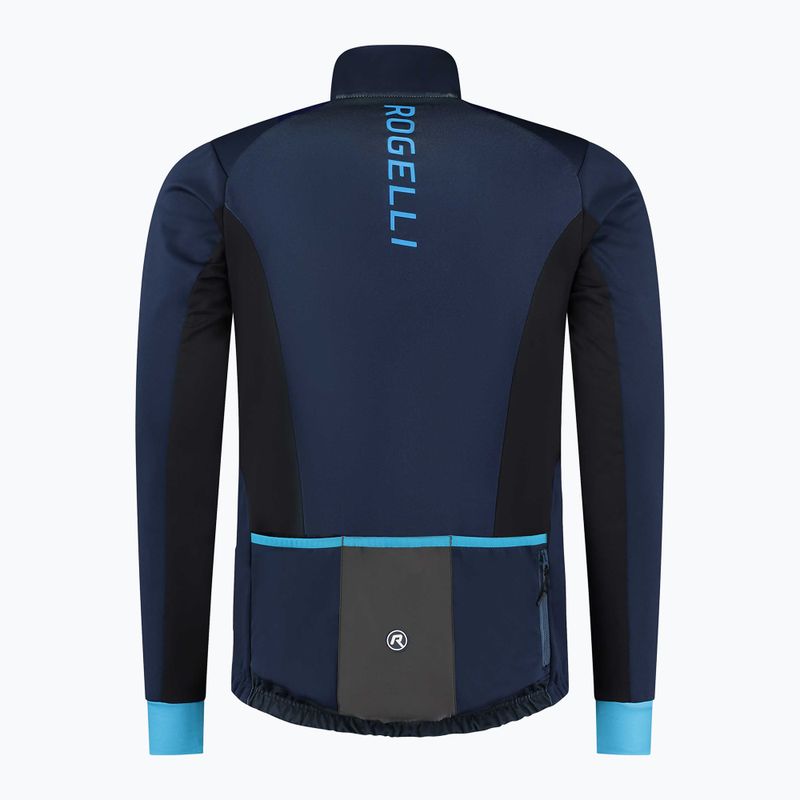 Herren Fahrradjacke Rogelli Radius Winter Jacket blue 5