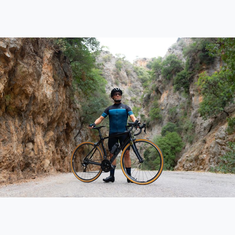 Herren-Fahrradtrikot Rogelli Hero II black/blue 7