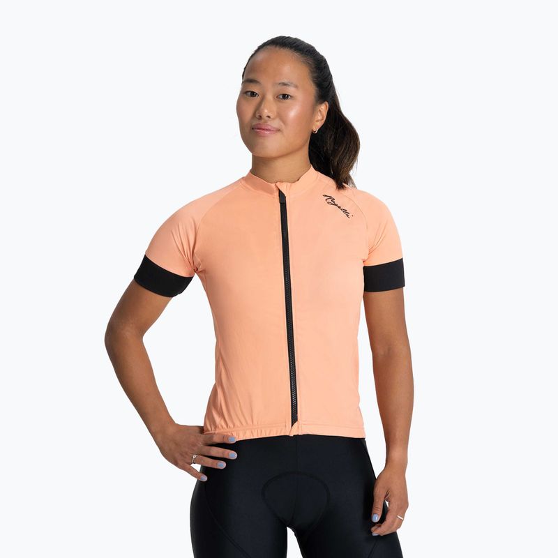 Fahrradtrikot Damen Rogelli Modesta coral/black