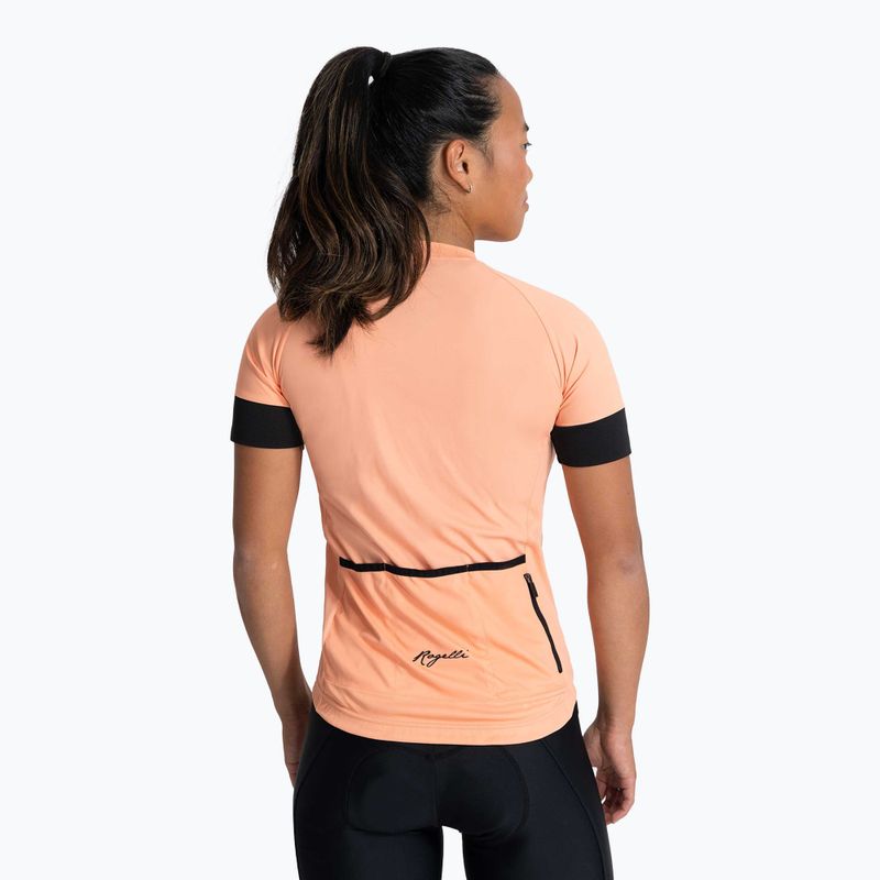 Fahrradtrikot Damen Rogelli Modesta coral/black 2