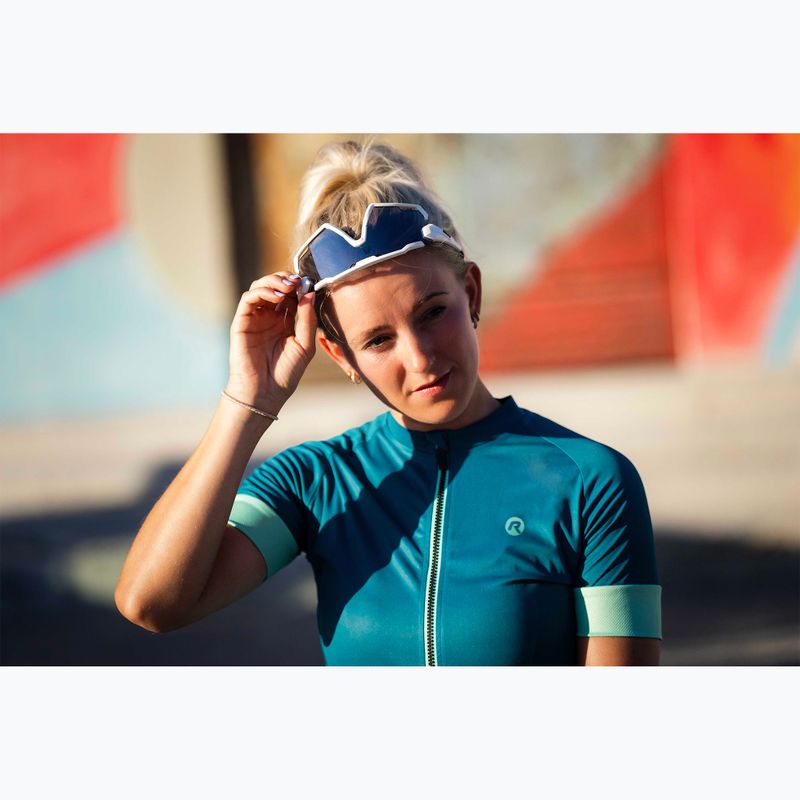 Fahrradtrikot Damen Rogelli Modesta green/turquoise