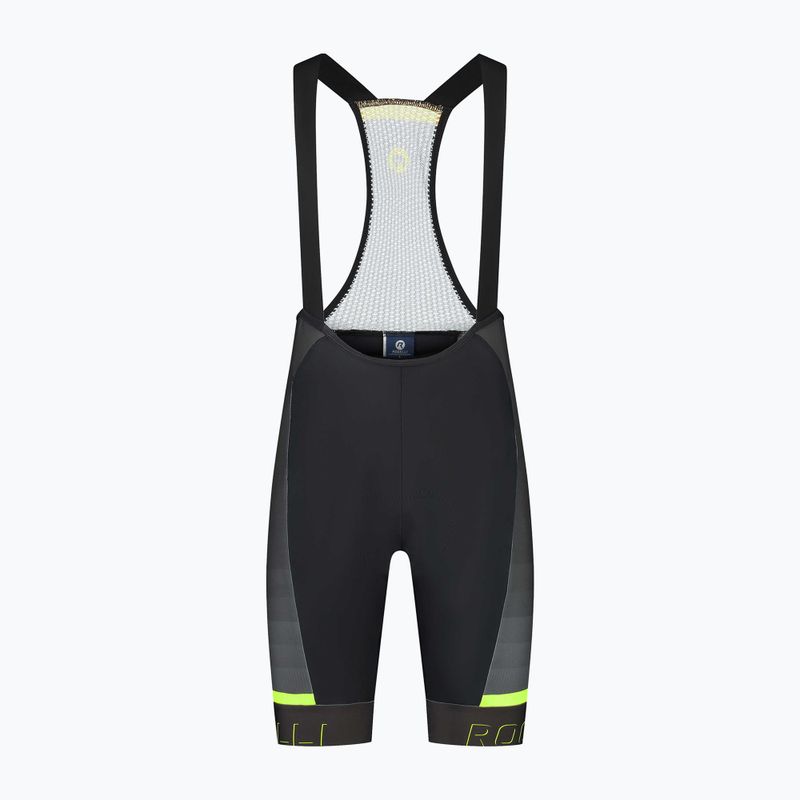 Fahrrad Shorts Herren Rogelli Hero II Bib Short yellow/grey/black 3