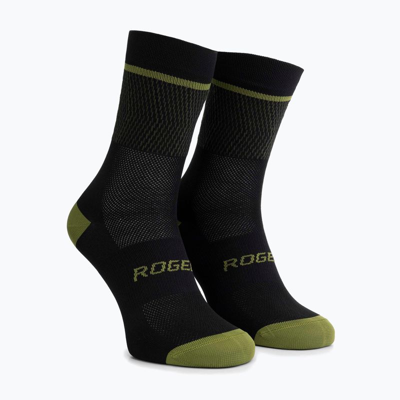 Fahrrad Socken Rogelli Hero II green/black