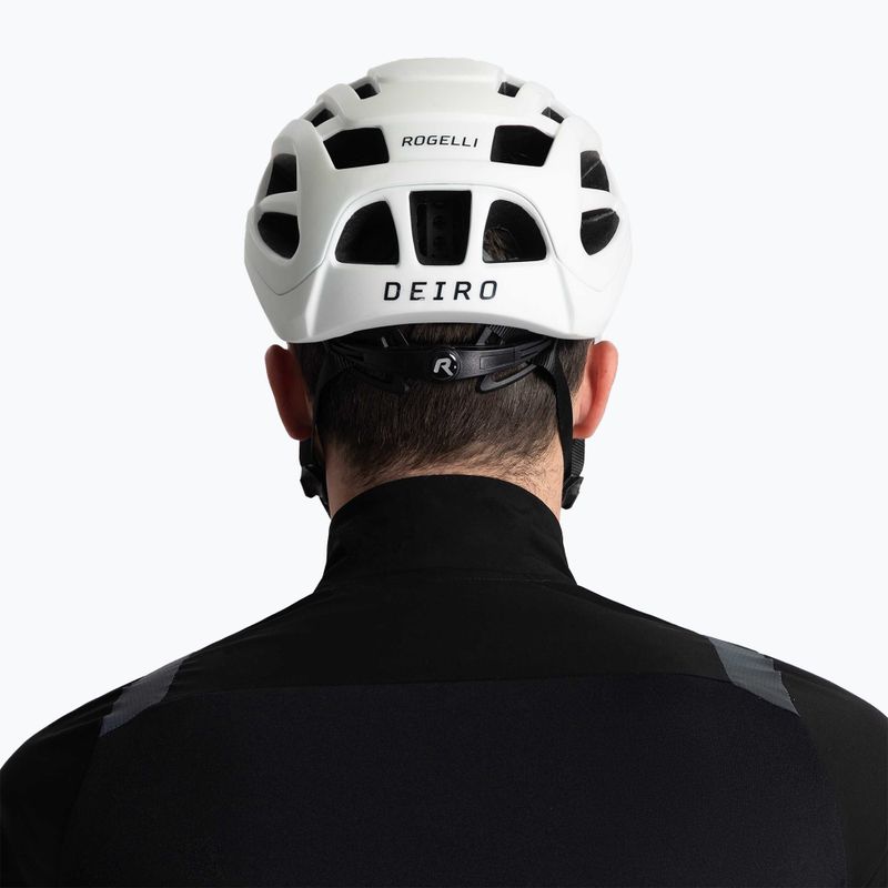 Fahrrad Helm Rogelli Deiro white 10