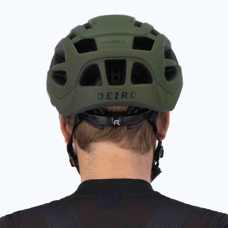 Fahrrad Helm Rogelli Deiro green 10