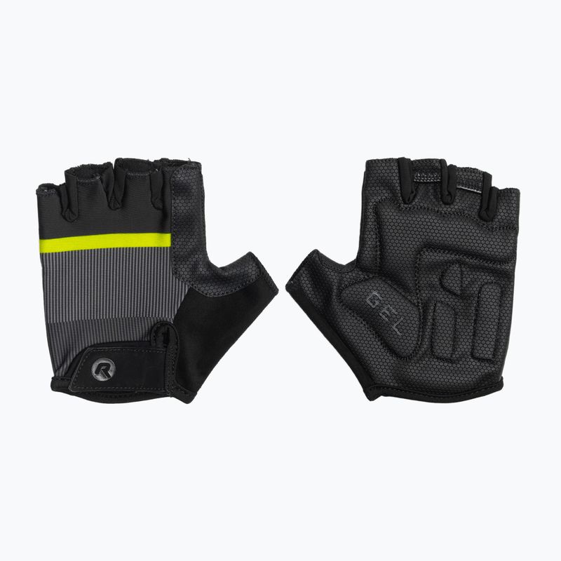 Rogelli Hero II Herren Radhandschuhe schwarz/fluor/grau