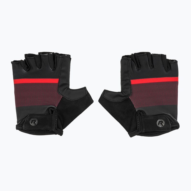 Rogelli Hero II Herren Radhandschuhe schwarz/rot/bordeaux 2