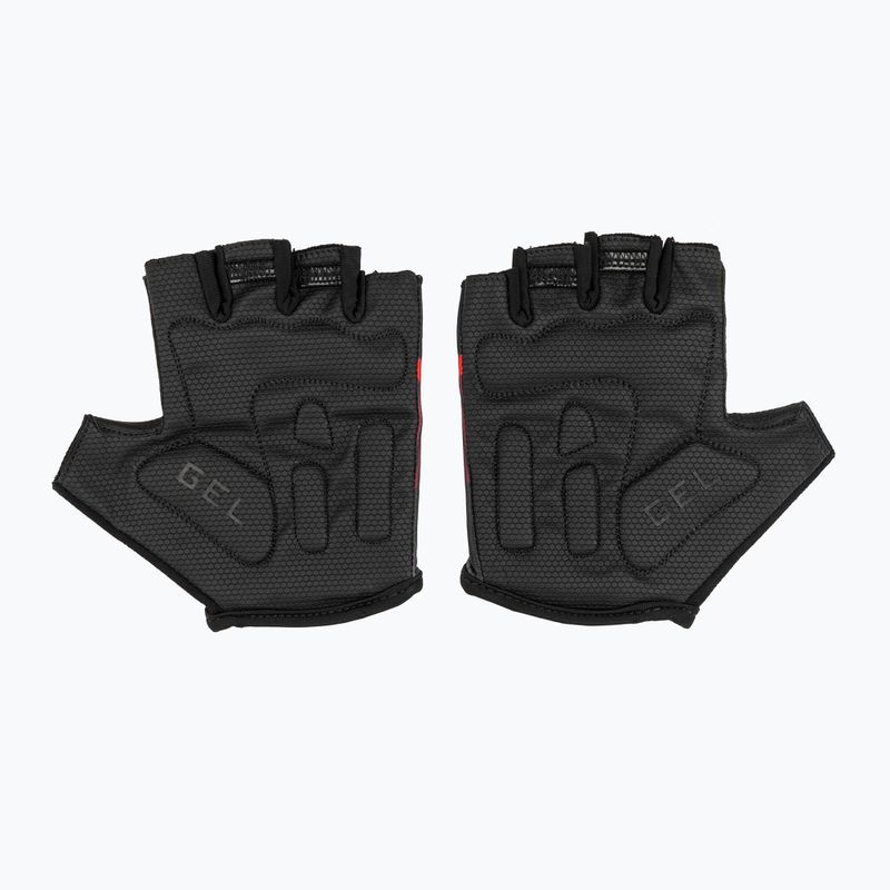 Rogelli Hero II Herren Radhandschuhe schwarz/rot/bordeaux 3
