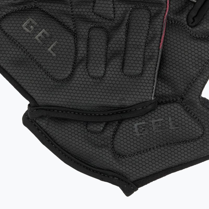 Rogelli Hero II Herren Radhandschuhe schwarz/rot/bordeaux 7