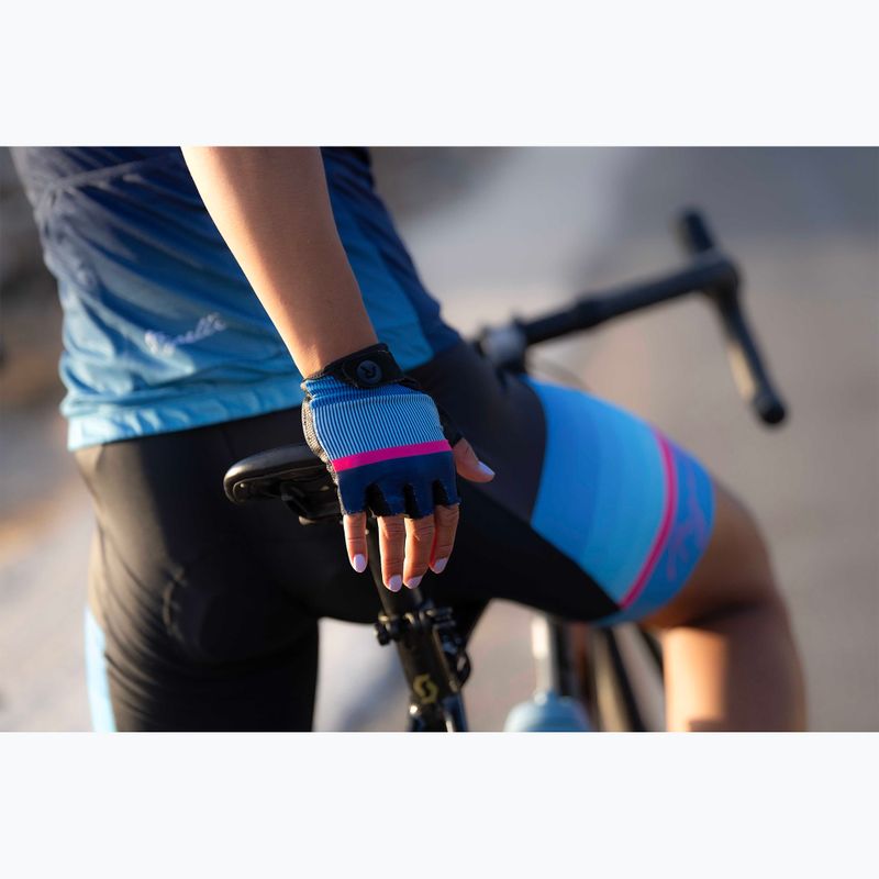 Fahrrad Handschuhe Damen Rogelli Impress II blue/pink/black