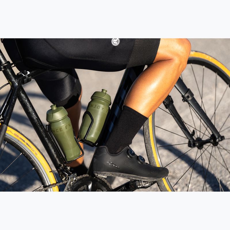 Rogelli Bio Bike Bottle Enjoy The Distance 500 ml Armee grün 2