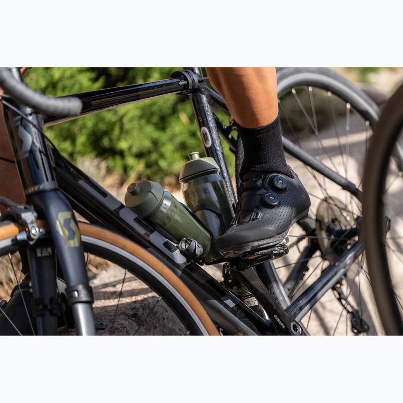 Rogelli Bio Bike Bottle Enjoy The Distance 500 ml Armee grün 3