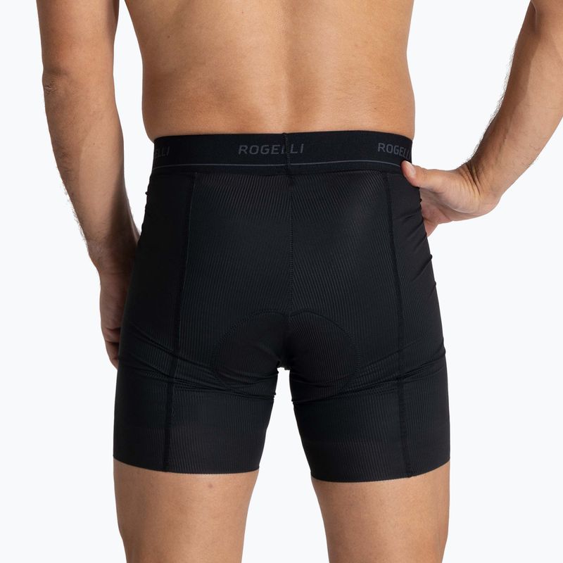 Herren Rogelli Prime Boxer Radfahren Boxershorts schwarz 4