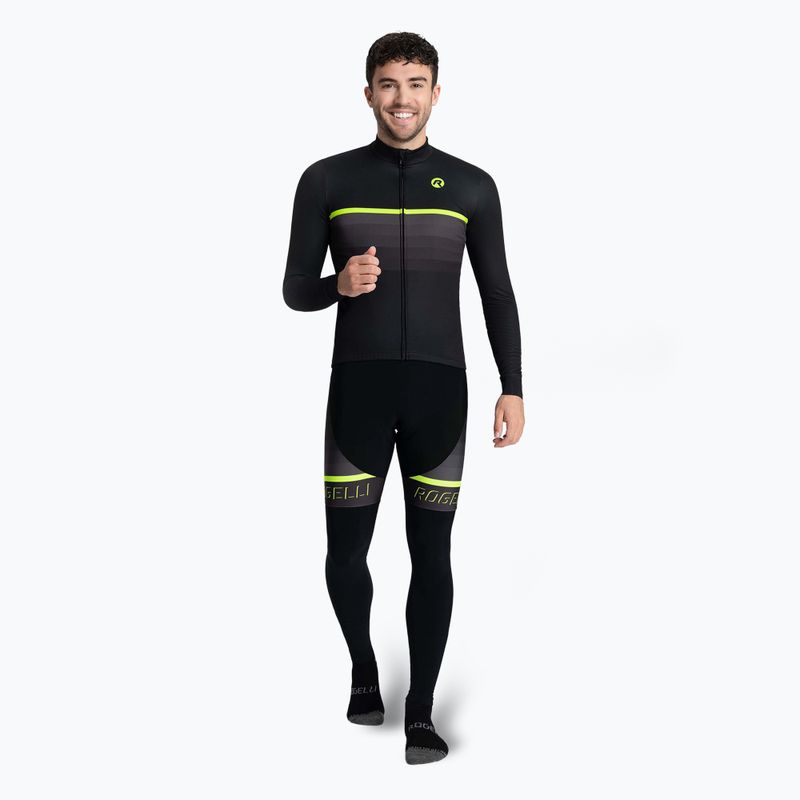 Longsleeve Fahrrad Herren Rogelli Hero II black/fluor 2