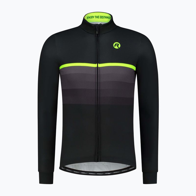 Longsleeve Fahrrad Herren Rogelli Hero II black/fluor 5