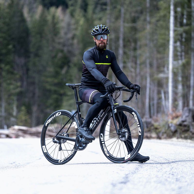 Longsleeve Fahrrad Herren Rogelli Hero II black/fluor 9