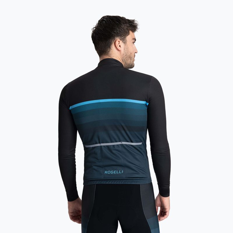 Fahrrad Longsleeve Herren Rogelli Hero II black/blue 2