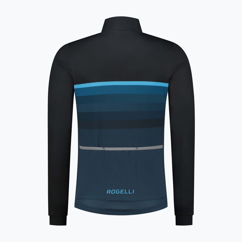 Fahrrad Longsleeve Herren Rogelli Hero II black/blue 5