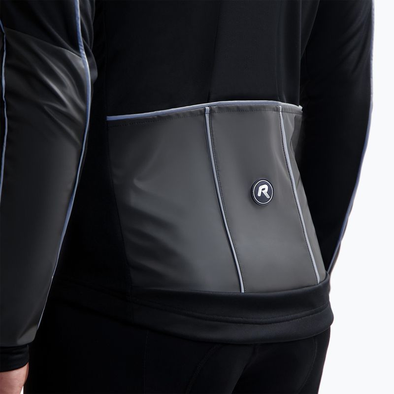 Herren Fahrradjacke Rogelli Essential Winter Hi Vis black 4