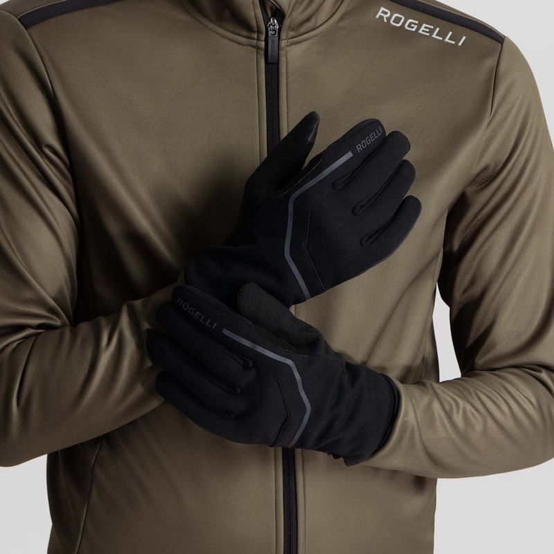 Fahrradhandschuhe Herren Rogelli Apex Winter Windproof black 2