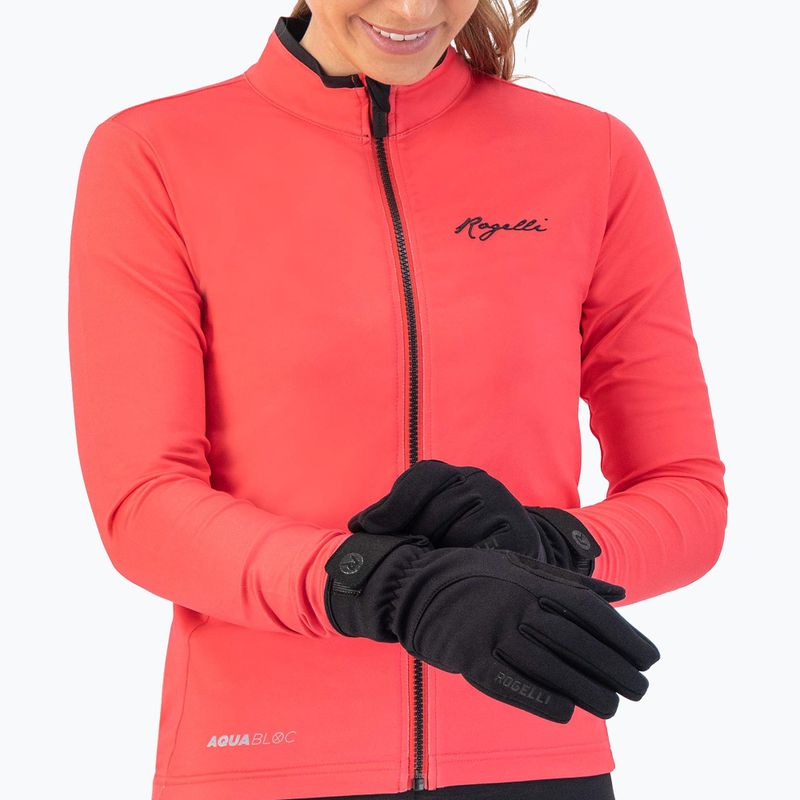 Damen-Fahrradhandschuhe Rogelli Core II Winter Windproof W black 8