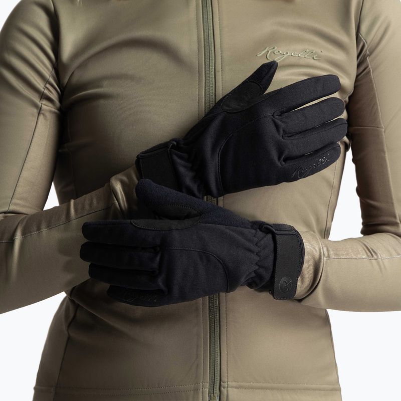 Damen-Fahrradhandschuhe Rogelli Core II Winter Windproof W black 9