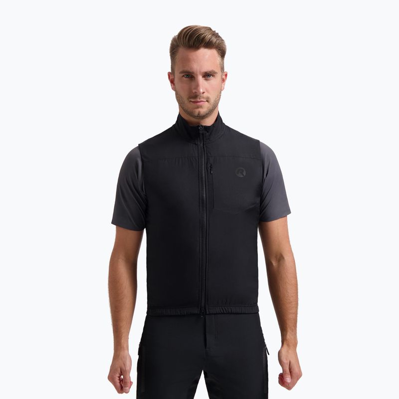 Herren Fahrradweste Rogelli Advntr Insulated schwarz