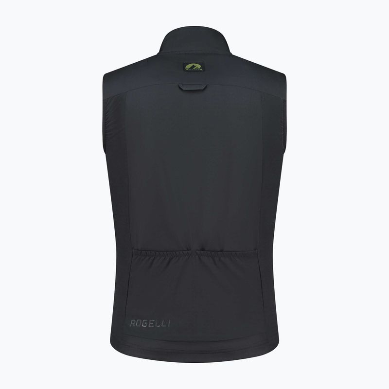 Herren Fahrradweste Rogelli Advntr Insulated schwarz 6