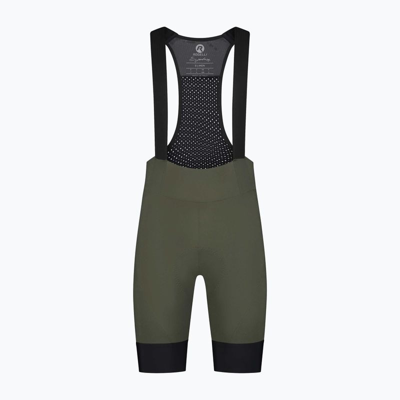 Rogelli Signature Bib Short Herren Radhosen grün 4