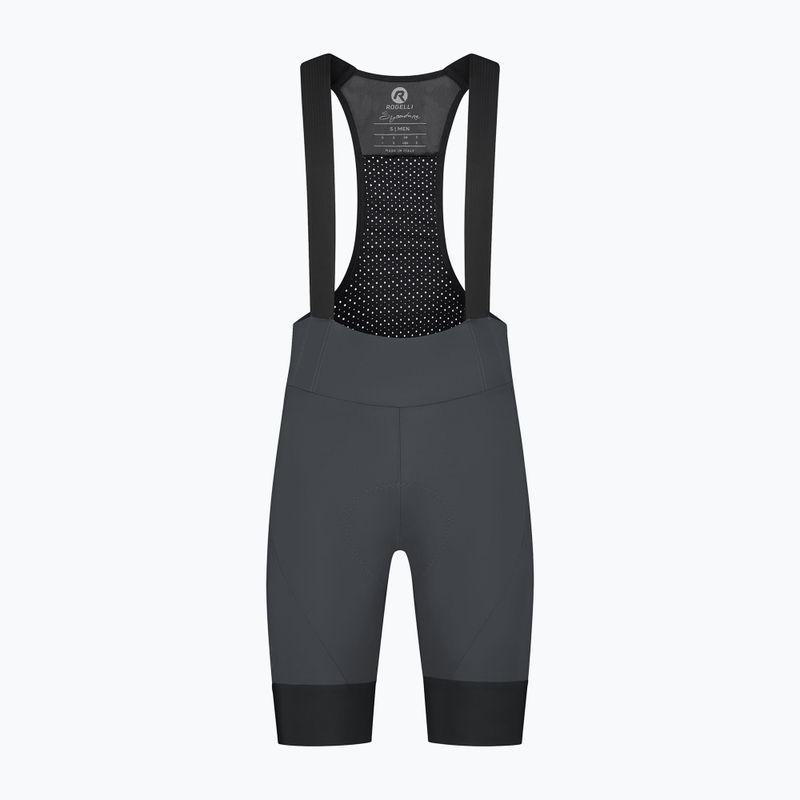 Rogelli Signature Bib Short Herren Radhosen grau 8