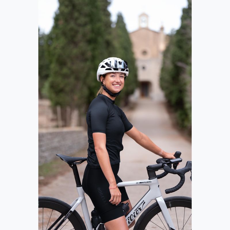 Damen Fahrradtrikot Rogelli Essential II schwarz 10