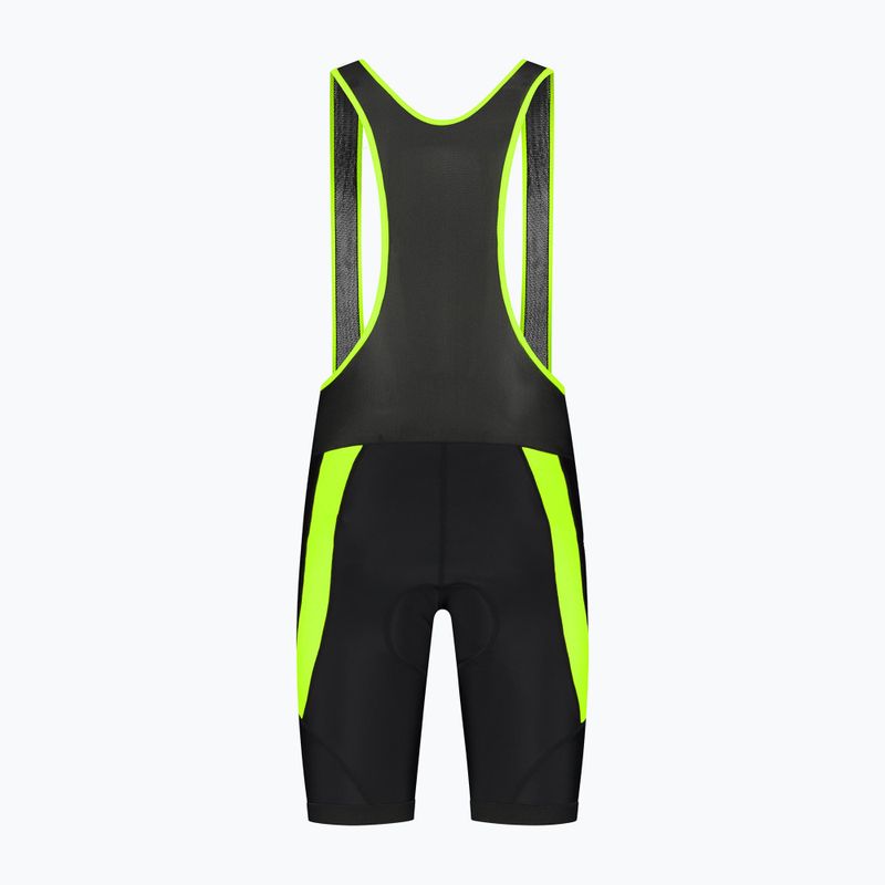 Rogelli Core Bib Short Herren Radhosen schwarz/fluorgelb 7