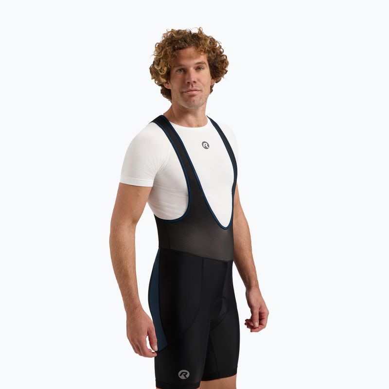 Rogelli Core Bib Short Herren Radhosen schwarz/blau