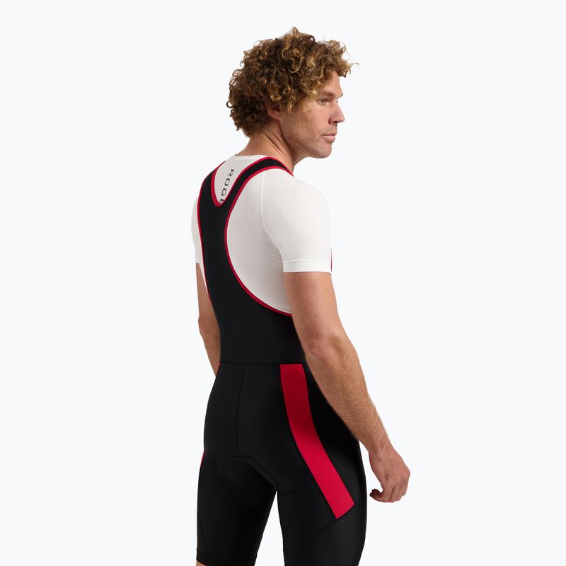 Rogelli Core Bib Short Herren Radhosen schwarz/rot 2