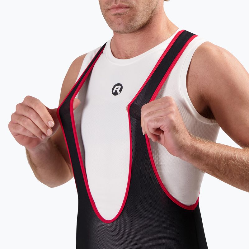 Rogelli Core Bib Short Herren Radhosen schwarz/rot 3