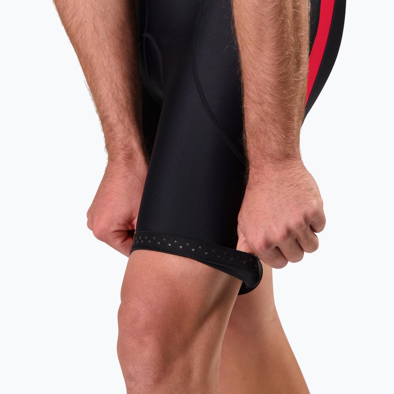 Rogelli Core Bib Short Herren Radhosen schwarz/rot 5