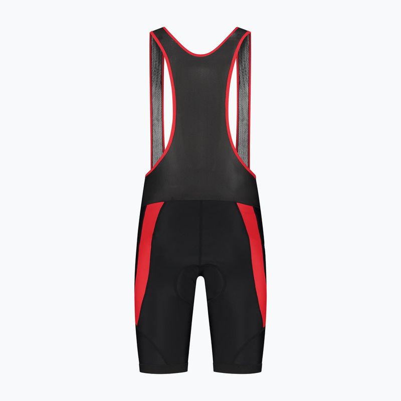 Rogelli Core Bib Short Herren Radhosen schwarz/rot 7