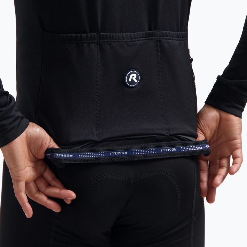 Herren Langarm-Radtrikot Rogelli Essential II black 5