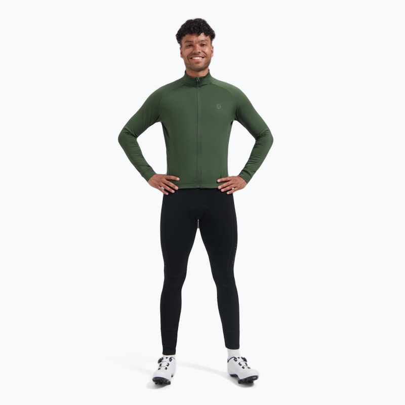 Herren-Langarm-Radtrikot Rogelli Essential II green 2