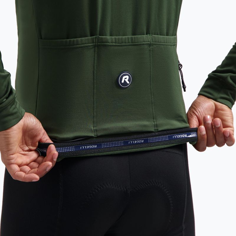 Herren-Langarm-Radtrikot Rogelli Essential II green 5