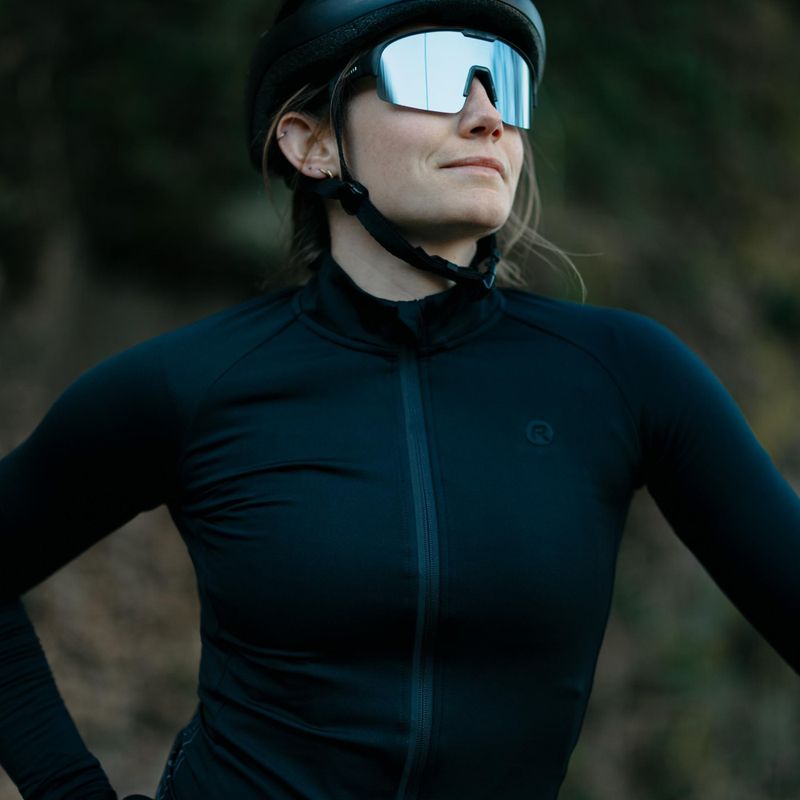 Damen Langarm-Radtrikot Rogelli Essential II black 9