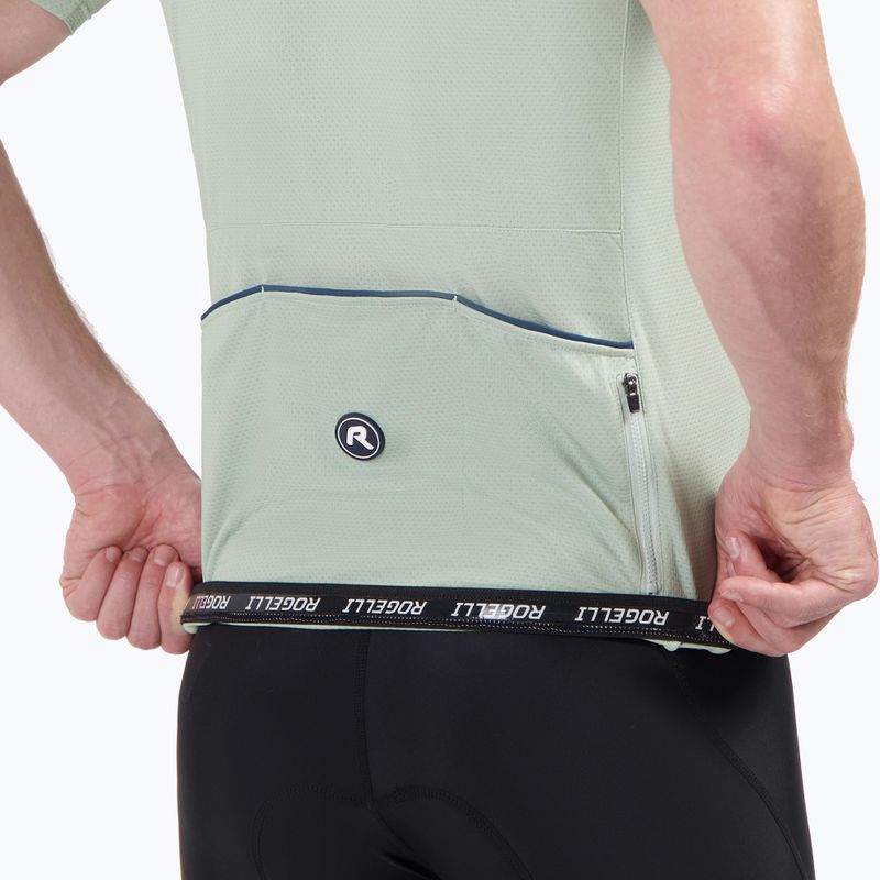 Herren-Fahrradtrikot Rogelli Explore aqua grey 4