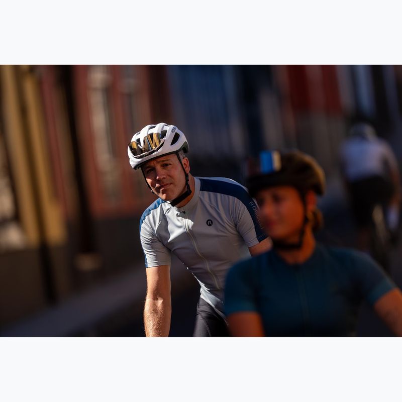 Herren-Fahrradtrikot Rogelli Explore aqua grey 9