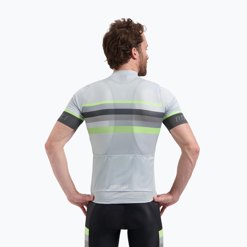Radtrikot Herren Rogelli Hero II grey/lime 2