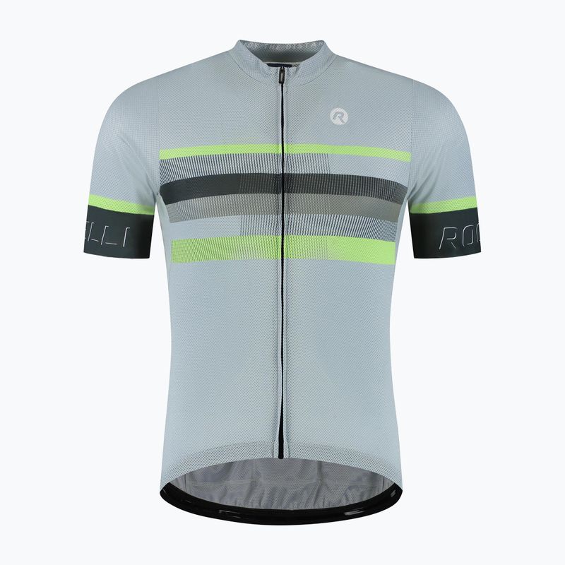 Herren-Fahrradtrikot Rogelli Hero II grey/lime 5