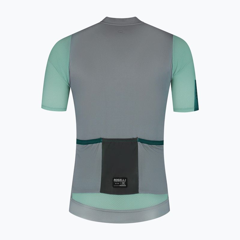 Radtrikot Herren Rogelli Fast grey/dusty teal/teal 7