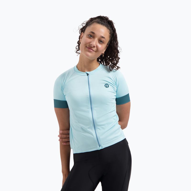 Damen-Fahrradtrikot Rogelli Modesta light blue