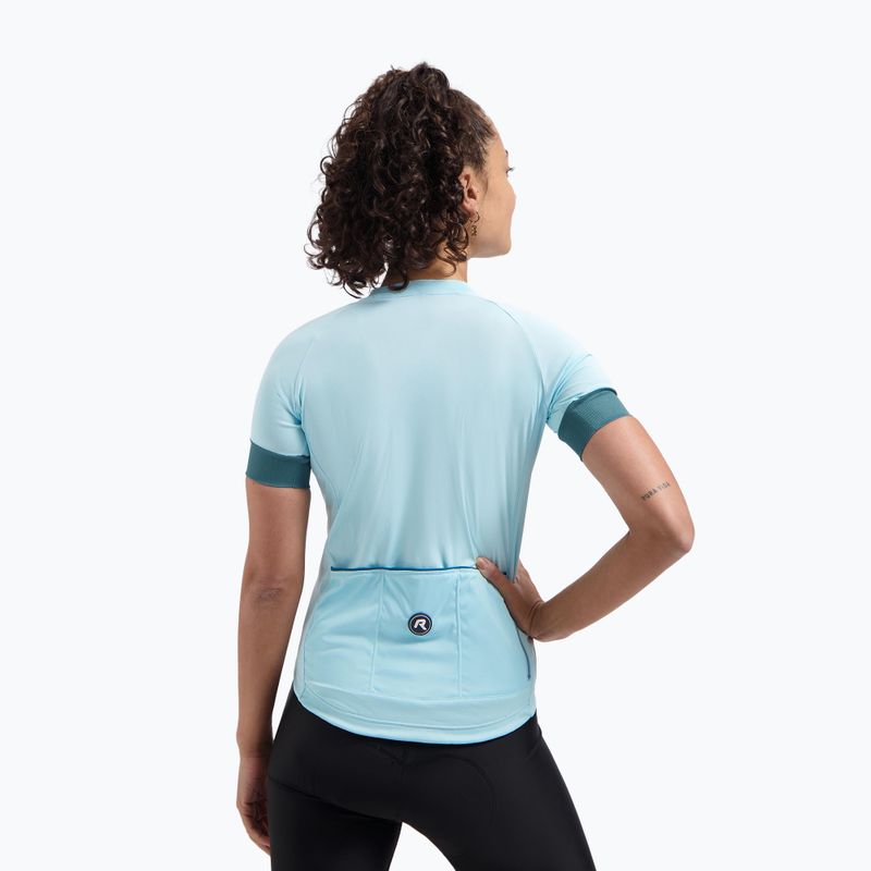 Damen-Fahrradtrikot Rogelli Modesta light blue 2