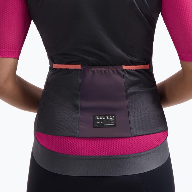 Radtrikot Damen Rogelli Fast ebony/pink/coral 4